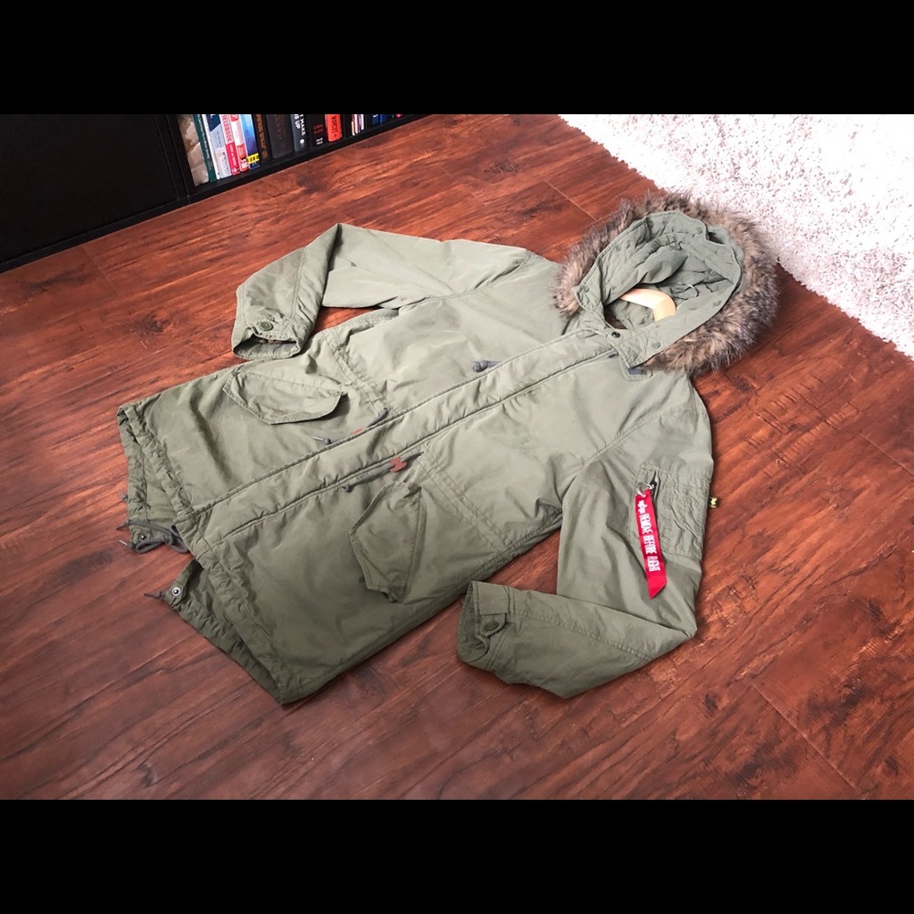 Alpha industries J4 Fishtail Parka Jacket Camo